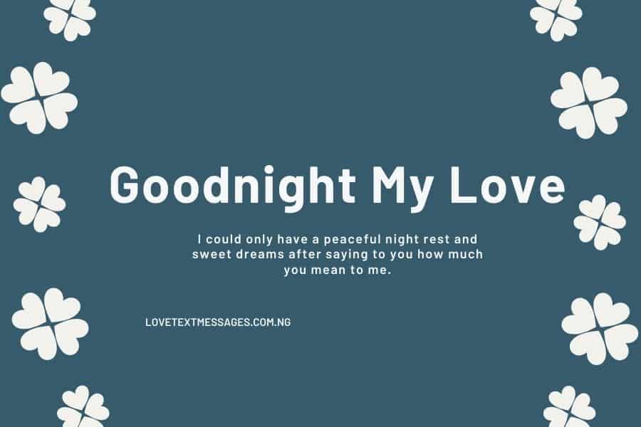 Sweet Good Night Wishes for Girlfriend or Boyfriend