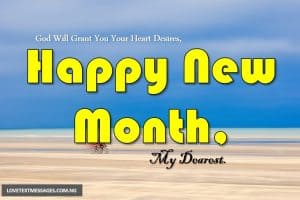 Happy New Month of March for My Love