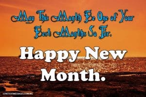 Happy New Month Prayers for Sister