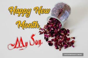 Happy New Month Text Messages for Son