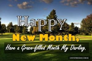 New Month Inspirational Message for Husband