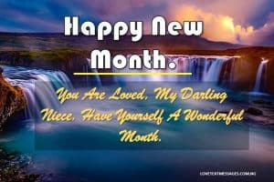 New Month Inspirational Message for Niece