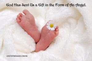 New Born Baby Message from Parents