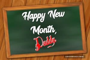 Happy New Month Text Messages for Father