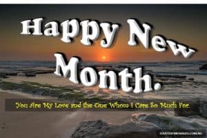 Happy New Month Text Messages for Wife