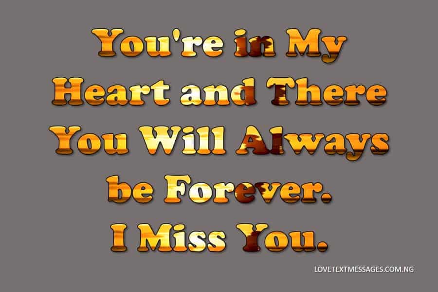 Missing You Love Messages for Her