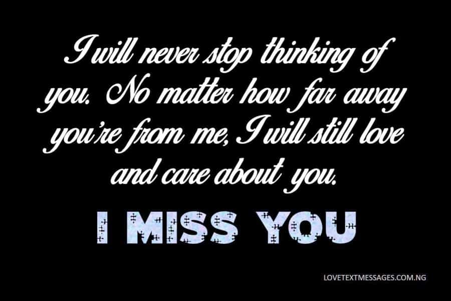 Missing You Text for Her