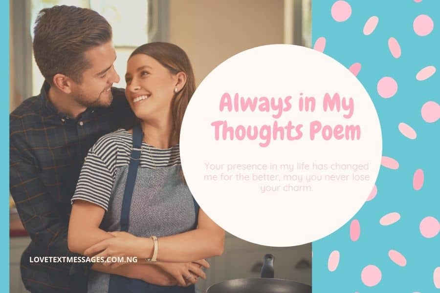 Always in My Thoughts Poem
