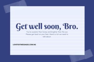 Get Well Soon Messages for Family Members