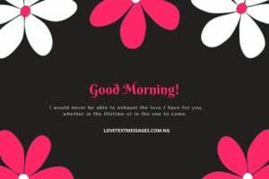 Good Morning Love Messages for Wife