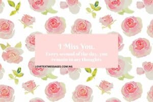 I Miss You Love Messages for My Wife