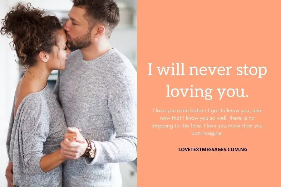 I Will Never Stop Loving You Quotes