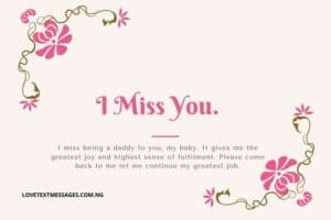 Missing You My Lovely Wife Messages