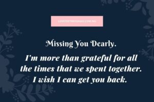 Missing You Text Messages for My Wife