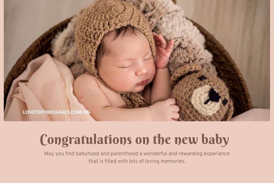 New Baby Greeting Message for Parents