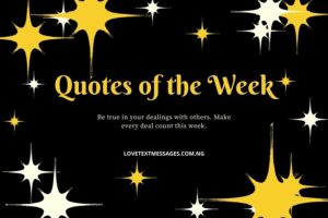 Quotes of the Week