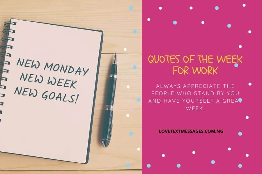 Quotes of the Week for Work