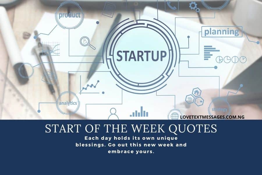 Start of the Week Quotes