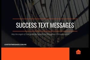 Success Text Messages
