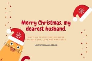 Christmas Greetings, Messages and Wishes for Husband