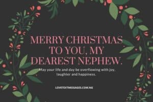Christmas Greetings, Messages and Wishes for Nephew