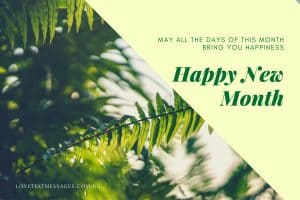 Happy New Month of May