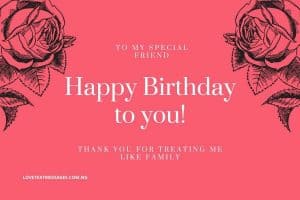 Happy Birthday Messages for Special Friend
