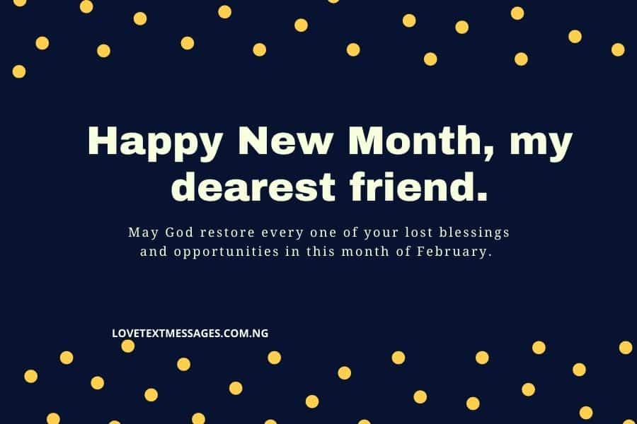 Happy New month of February for Friends