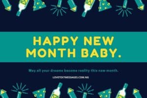 Happy New Month Message for Her