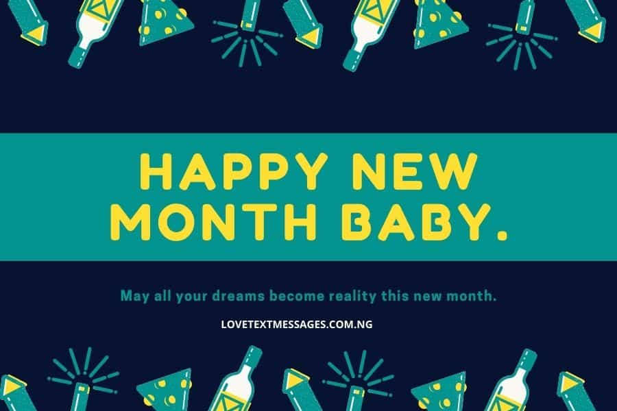 Happy New Month Message for Her