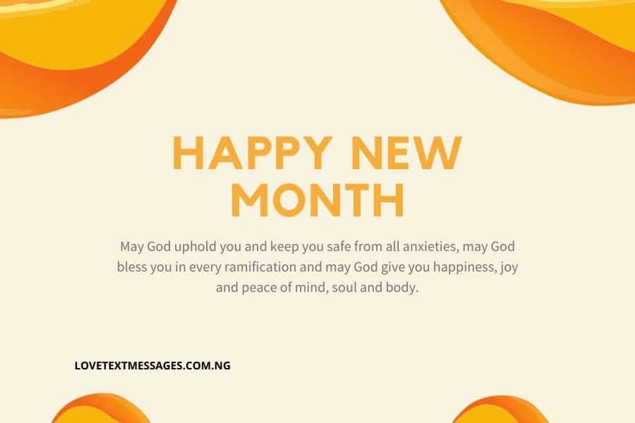 Happy New Month Prayers for Son
