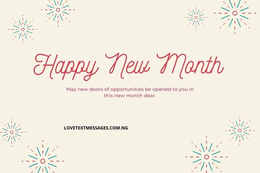 New Month Inspirational Message for Boyfriend