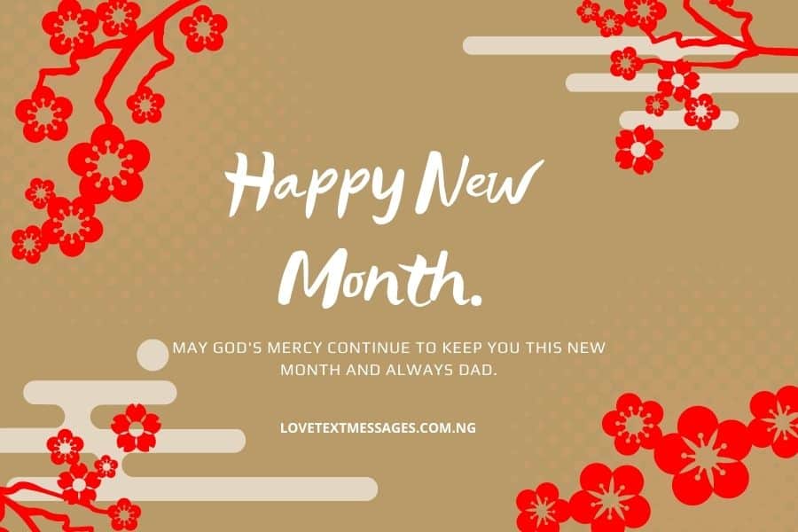 New Month Inspirational Message for Father