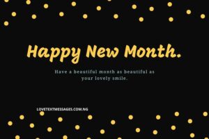 New Month Inspirational Message for Girlfriend